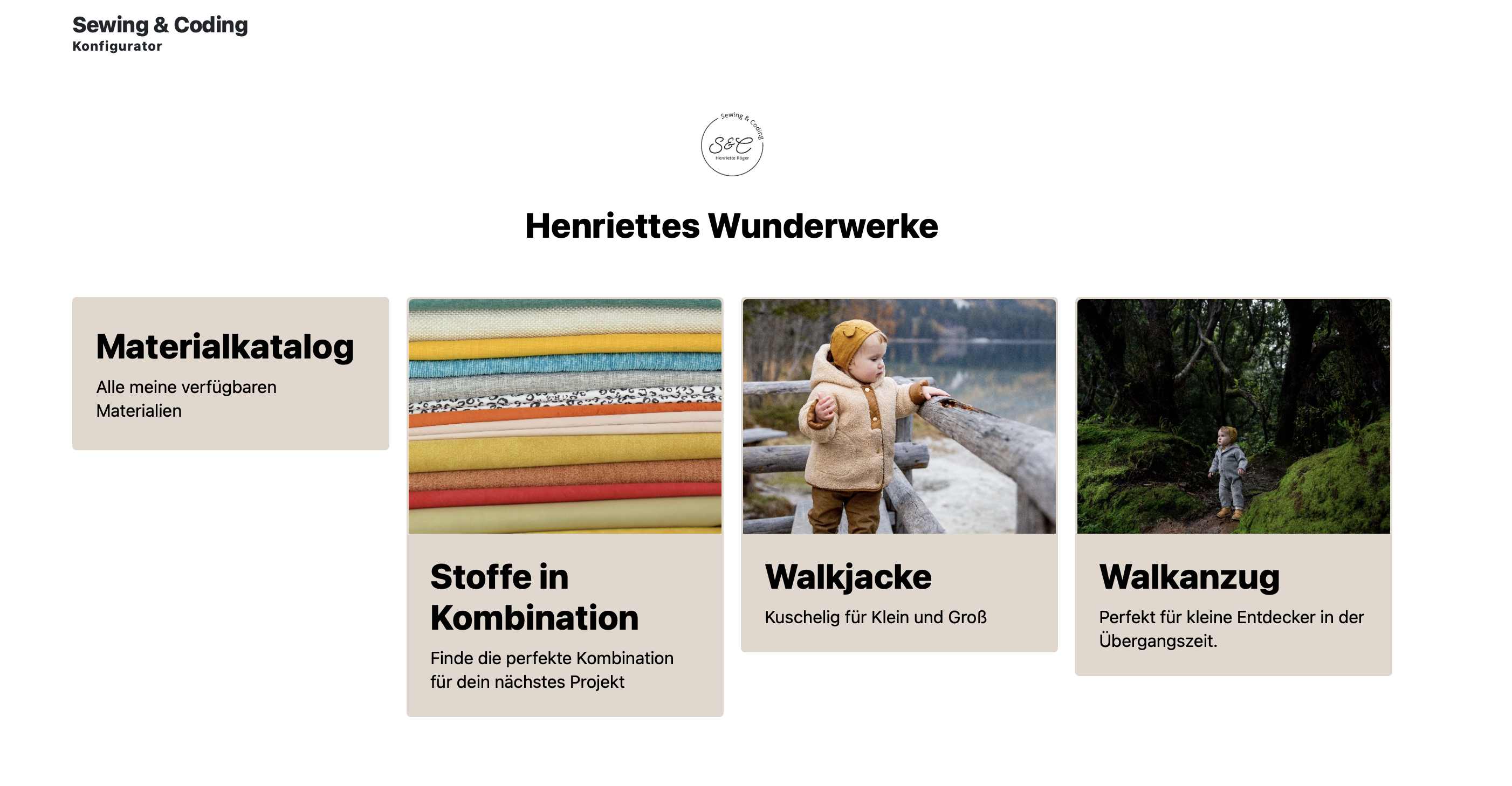 Produkteauswahl Kunden